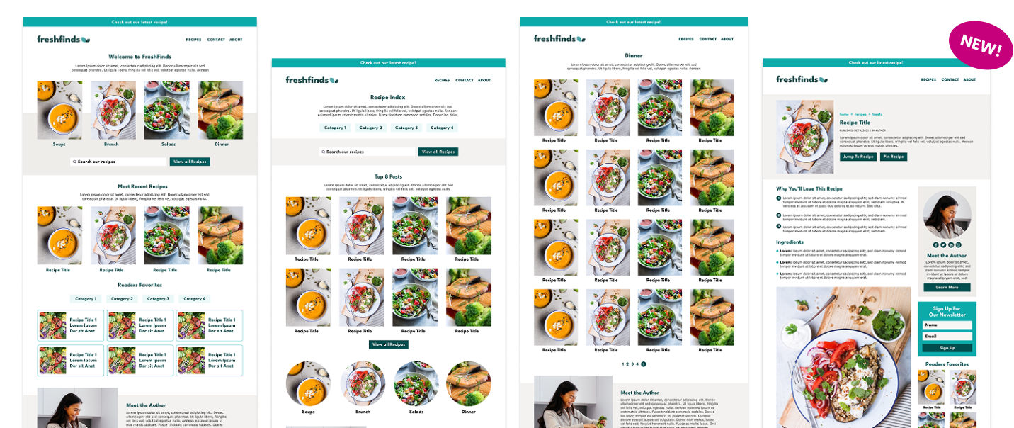 Fresh Finds Theme Preview